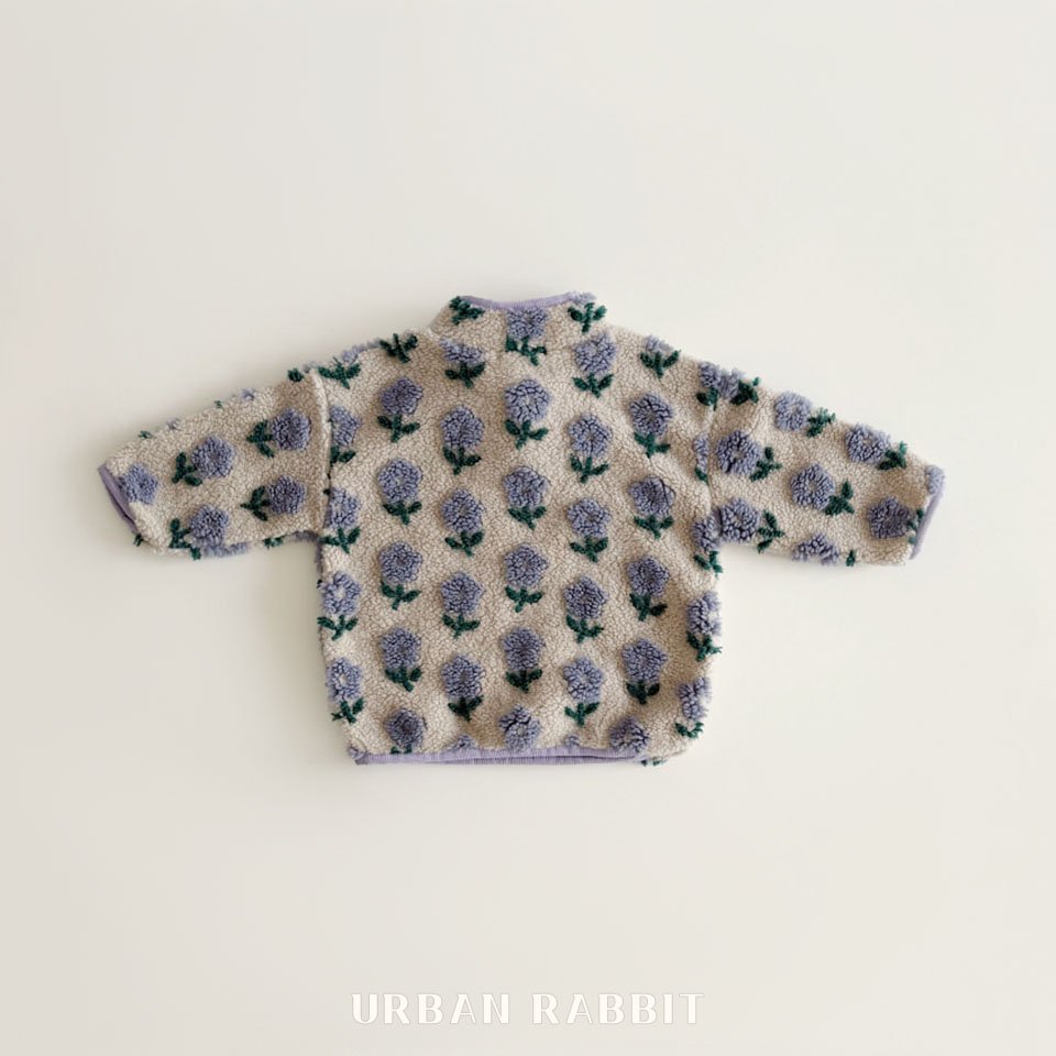 URBAN RABBIT ガーデンボアワンピース S: S, カラー: purple