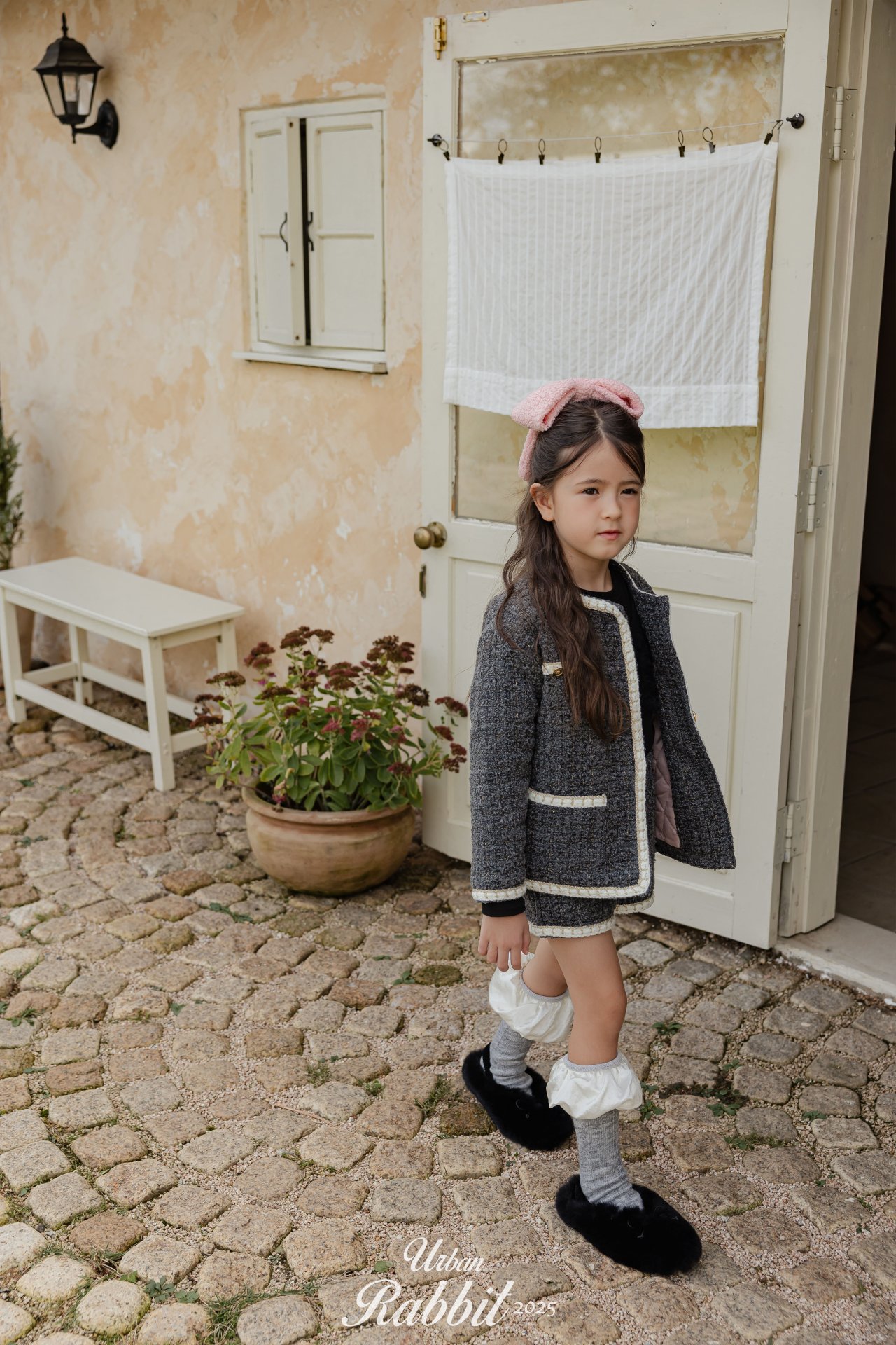 URBAN RABBIT ツイードセットアップ S: M, カラー: BLACK