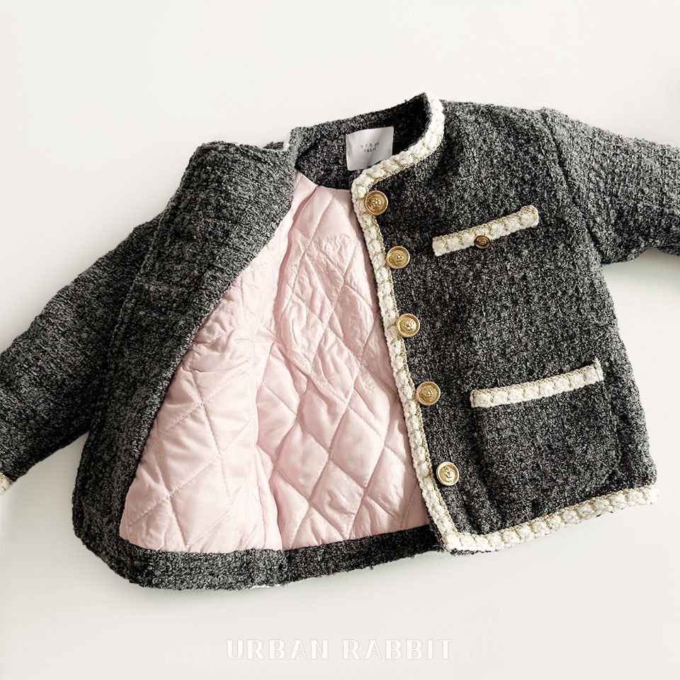 URBAN RABBIT ツイードセットアップ S: M, カラー: BLACK