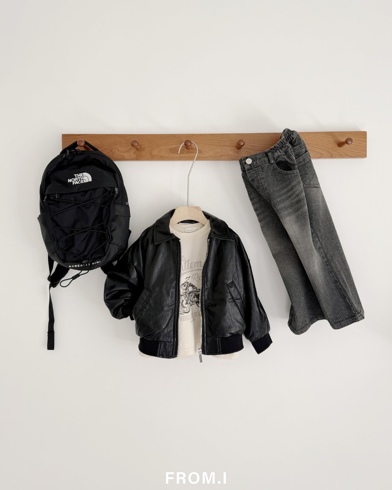 FROM.I ボンバーレザージャケット S: S