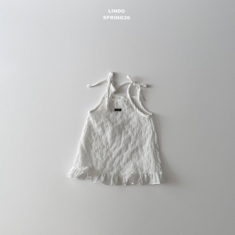 LINDO ロジ リボンストラップワンピース