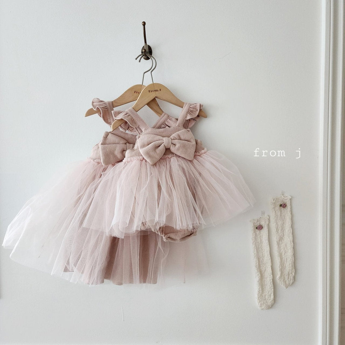 FROM.J リボンチュチュロンパース カラー: PK