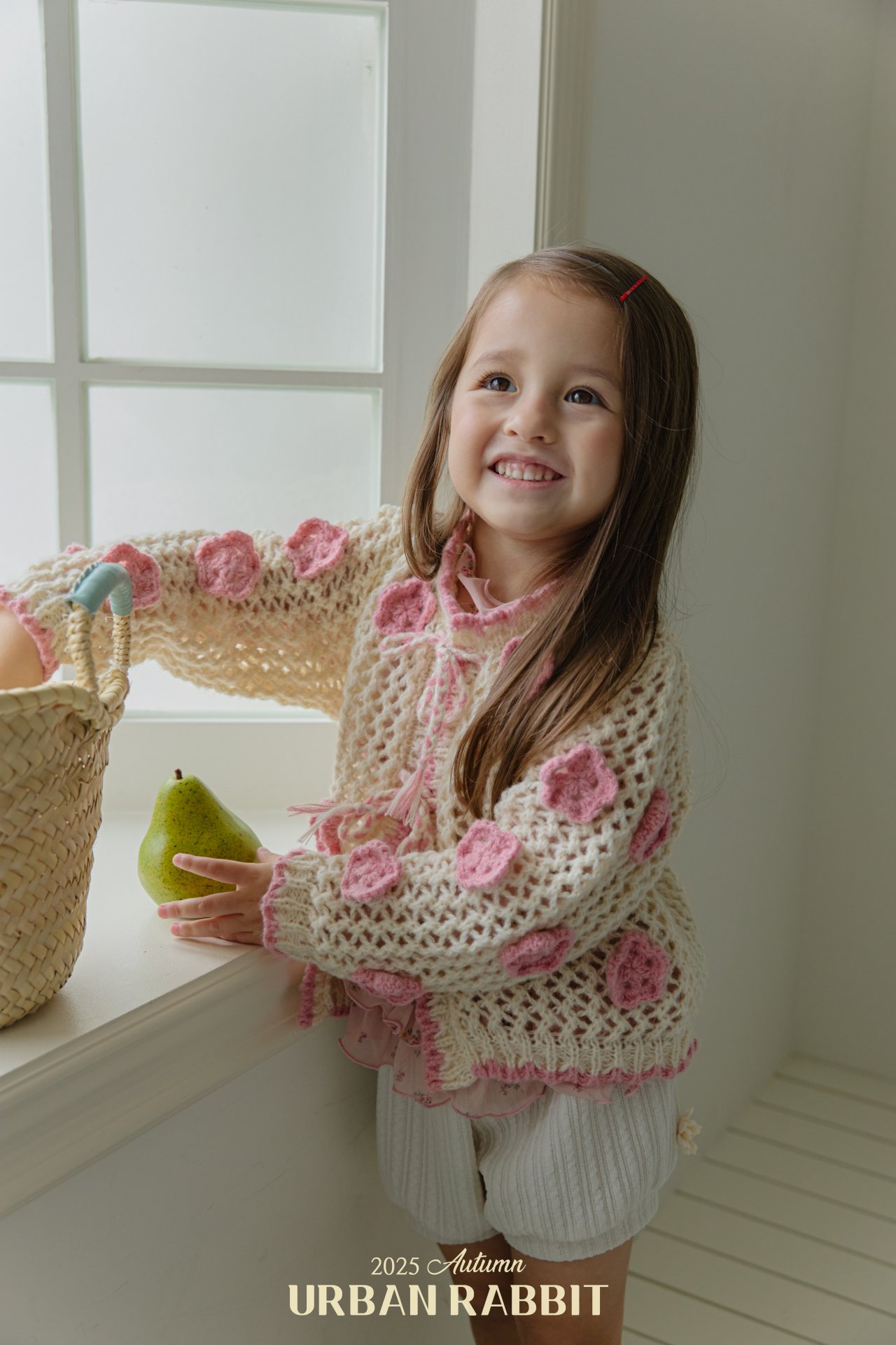 URBAN RABBIT クロシェフラワーカーディガン