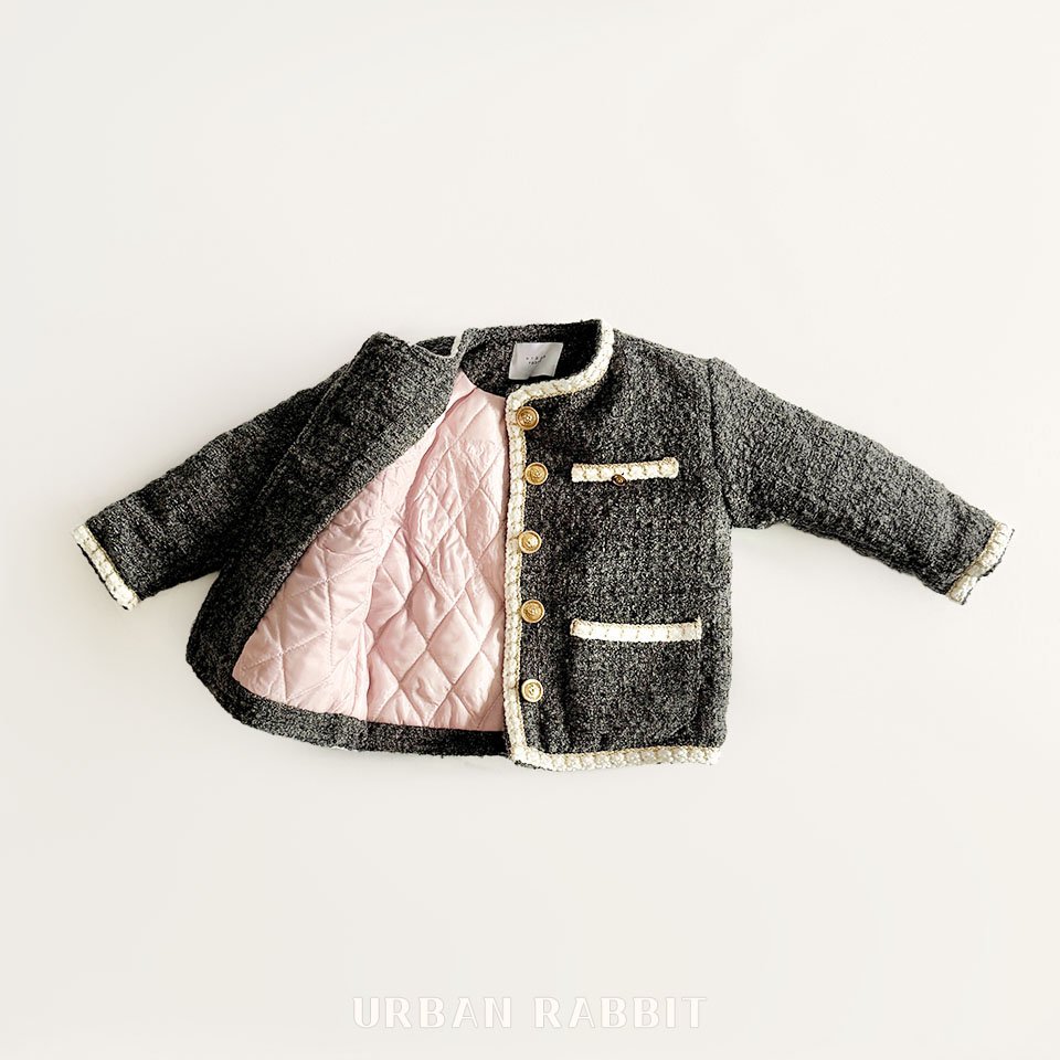 URBAN RABBIT ツイードセットアップ S: M, カラー: BLACK