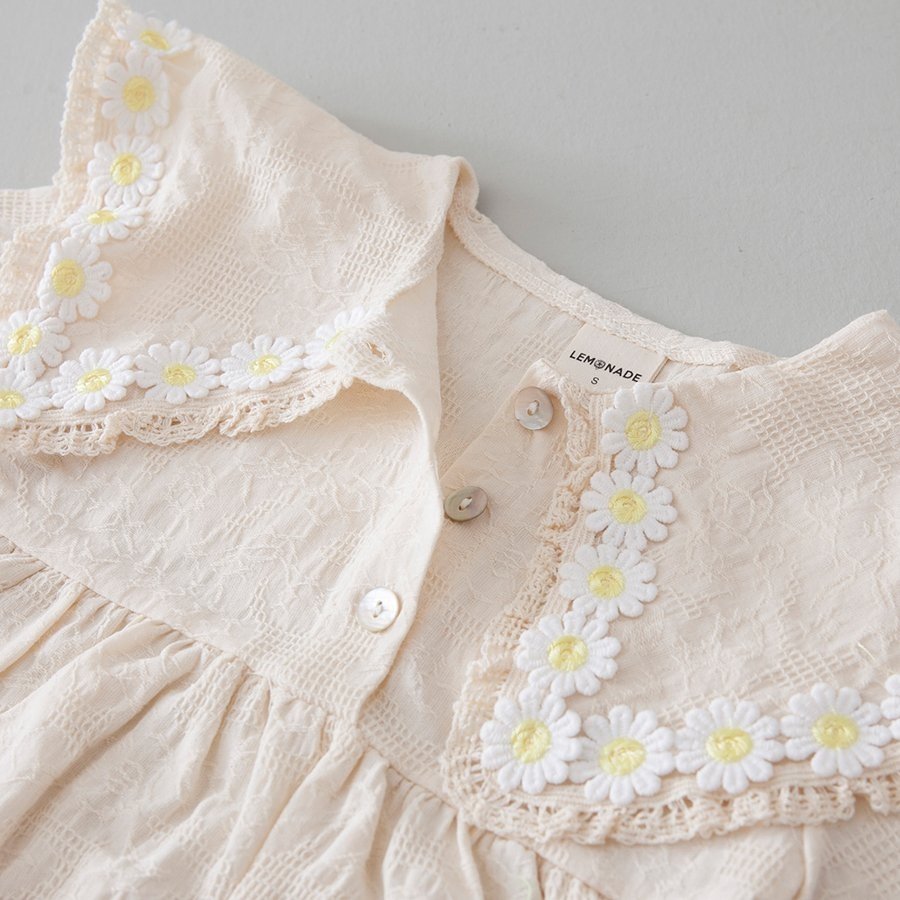 LEMONADE ナビエ フラワー ロンパース