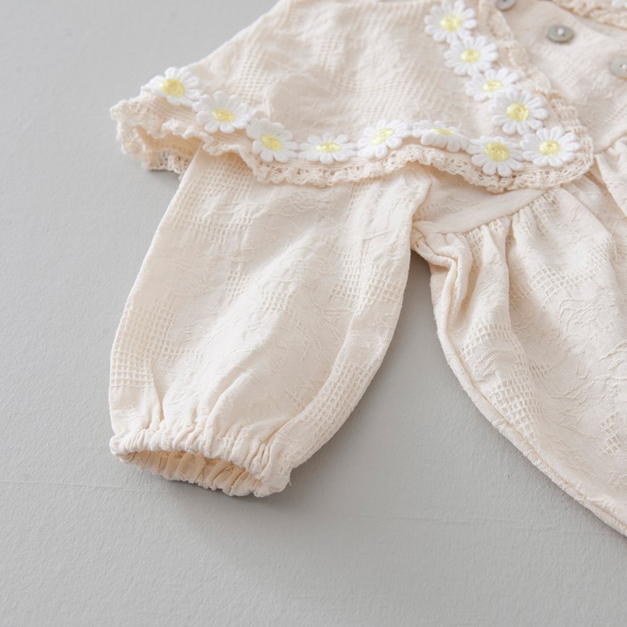 LEMONADE ナビエ フラワー ロンパース