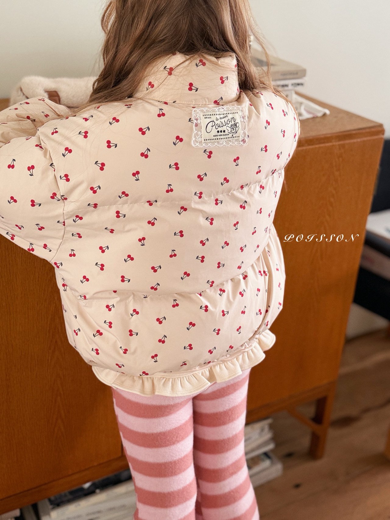 POISSON シエナパディングジャケット（チェリー）