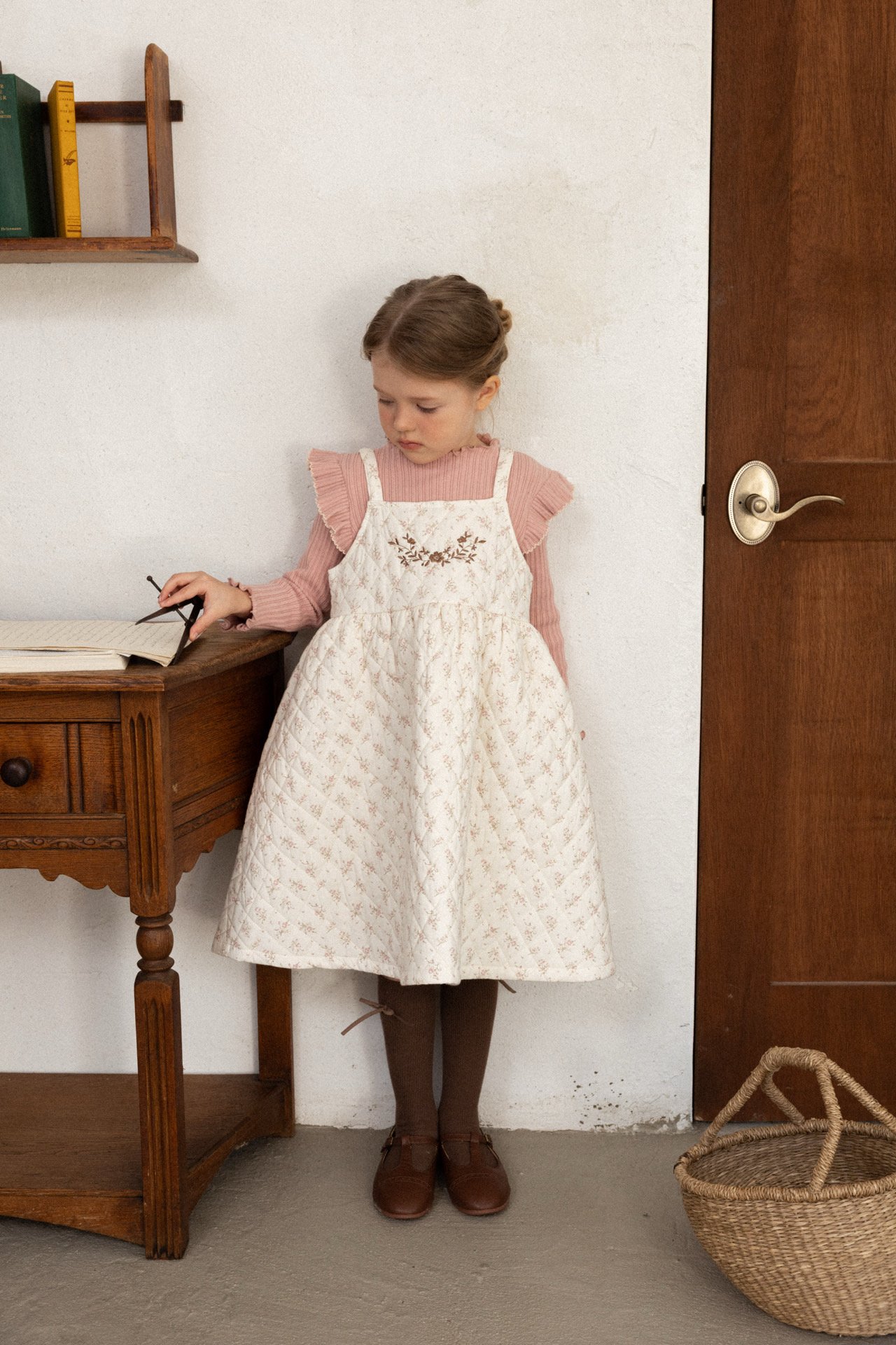 アイシャパディングワンピース S: S, カラー: PK