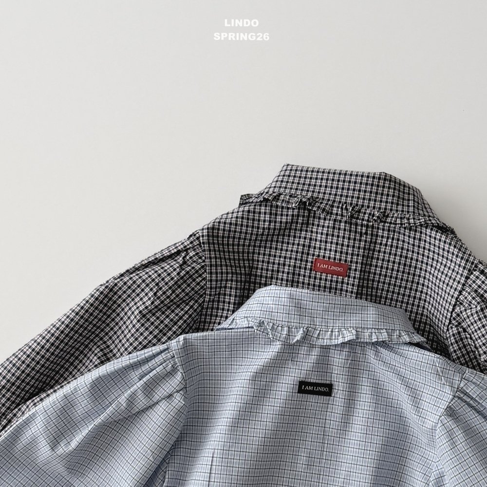 LINDO ガーデンチェックSET（ブルー）