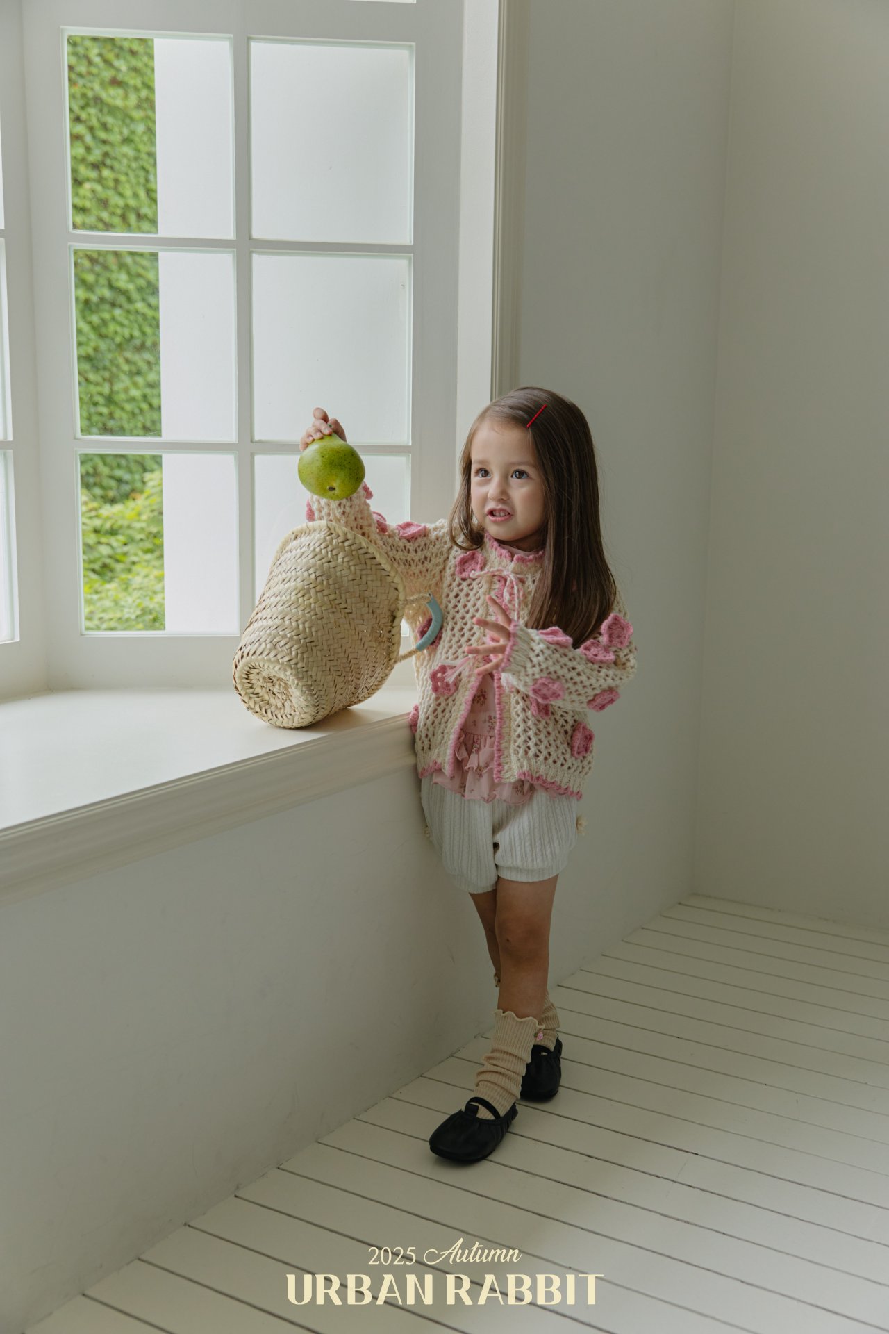 URBAN RABBIT クロシェフラワーカーディガン